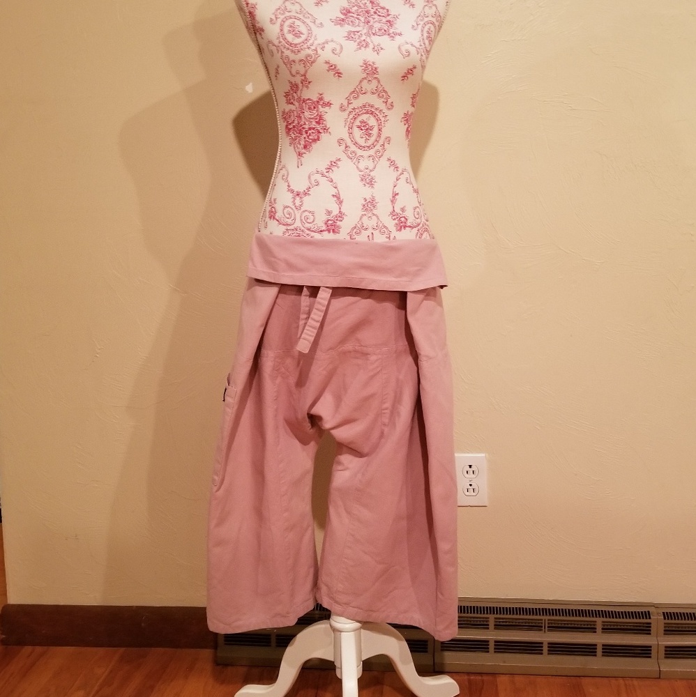 Pink girly fisherman pants 100% cotton
